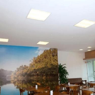 Imagem de Plafon Emb. Quadrado Antares Fosco - Stilo Clean | 13x13Cm Ref.20743