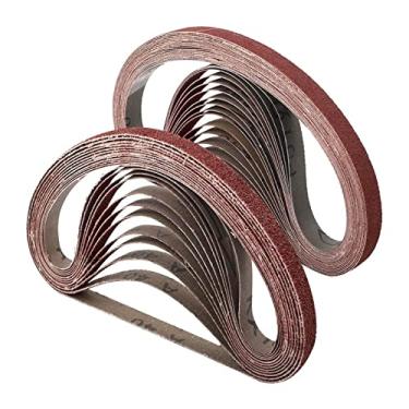 Imagem de 100 pcs 10 * 330mm cintos abrasivos máquina cinto abrasivo metal polimento de metal polimento cinto abrasivo YYDFPIIA (Size : 120#)