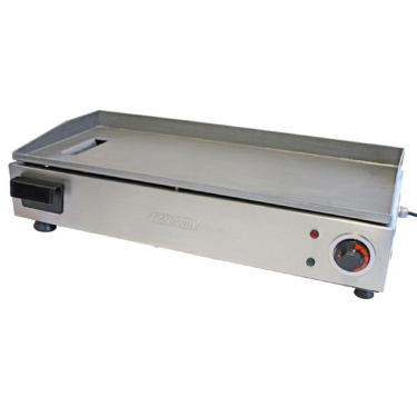 Imagem de Chapa Elétrica Profissional de Lanches e Porções 70cm