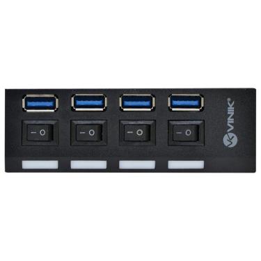 Imagem de Hub Usb 3.0 4 Portas Com Interruptor Huv-50