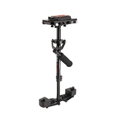 Imagem de FLYCAM Estabilizador portátil telescópico HD-3000 para câmeras de vídeo. Micro balanceamento, operações suaves com alça de gimbal de 3 eixos, base expansível. Placa de liberação rápida gratuita e braçadeira de mesa + bolsa (FLCM-HD-3-QT)