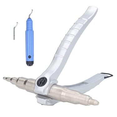 Imagem de Fafeicy Expansor de tubo de tubo CT-622 CT-210, ferramenta de expansão manual de aço carbono + ABS, adota design articulado, com ferramentas de rebarbação, para manutenção de equipamentos de refrigeração