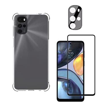 Imagem de Capinha Compatível Com Moto G22 + Película Vidro 3d + Proteção da Lente da Camera - (HARD GLASS STORE)