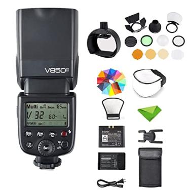Imagem de Godox V850II V850 Flash para Sony Canon Nikon etc, w/S-R1 + AK-R1 GN60 2.4G 1/8000s HSS 650 Full-Power Flashes Câmera Speedlight Speedlite