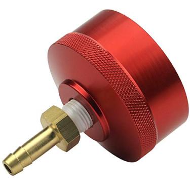 Imagem de Tampa de combustível de corrida estendida compatível com geradores Honda EU1000i EU2000i EU3000i Handi Champion 2000W Westinghouse 2200W WH2200iXLT - vermelha