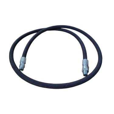 Imagem de Mangueira do conector de molinete de mangueira para lavagem de pressão, mangueira de 2 m, rosca macho de 3/8 polegada, classificação de 4000 PSI (8 pés)