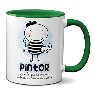 Imagem de Caneca Pintor Que Sonha Sua Pintura E Pinta O Seu Sonho! (Verde)