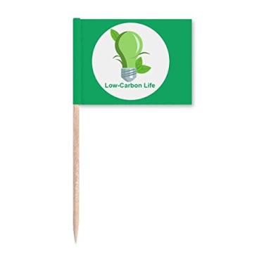 Imagem de Marcador de palito de dente ecológico com baixo teor de carbono para decoração de festa