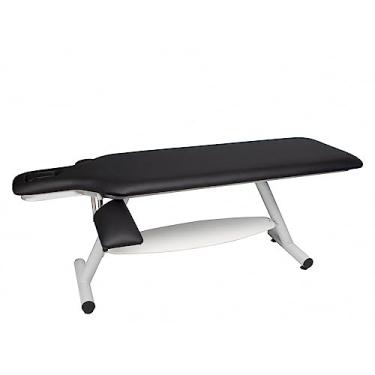 Imagem de Maca Fixa com Orifício e Regulagem para Braços - Arktus - Preto