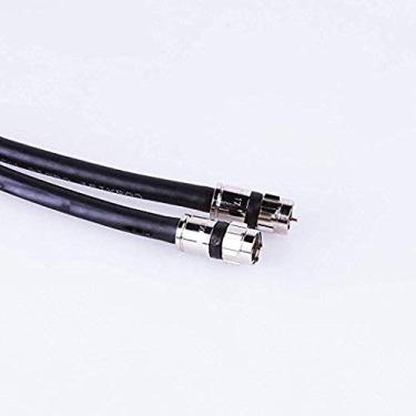 Imagem de Conexões de cabo BW - cabo coaxial para modem TV - 4,5 m (preto)