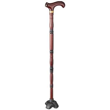 Imagem de Bengala De Madeira Feita À Mão Com Base De Borracha Antiderrapante, Bengalas De Faia Ajustáveis ​​com Alça De Pulso, Muletas, Corrimão Para Homens E Mulheres Na Moda,Estilo 5,90cm,Bonny369