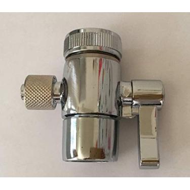 Imagem de Malida Filtro de bancada para adaptador de torneira de tubulação de 0,9 mm de diâmetro, válvula de desviador de torneira de pia de banheiro para filtro de água acima do balcão acessório de