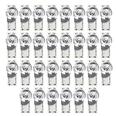 Imagem de CHICHIYANG Placa de fibra de vidro para lente de lâmpada SMD universal 30 peças com fliter de lente óptica para reparo de TV LED 6V