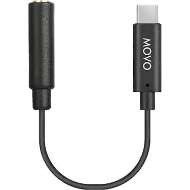 Imagem de Movo Cabo adaptador de microfone TRS fêmea UCMA-1 de 3,5 mm para conector USB tipo C - Compatível com Samsung Galaxy, Pixel, Moto, HTC, iPad Pro Smartphones e Tablets - Adaptador de áudio USB C para