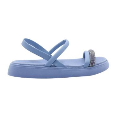 Imagem de Sandália Feminina Papete Flatform Elástico Moleca Ref:5469.124