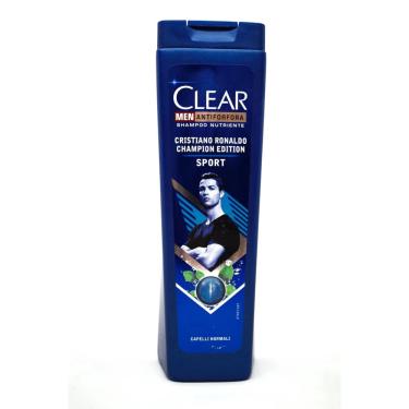 Imagem de Shampoo Clear Clear Men Shampoo Antiforfora Cristiano Ronaldo Champion Edition Sport 3 x 400 ml