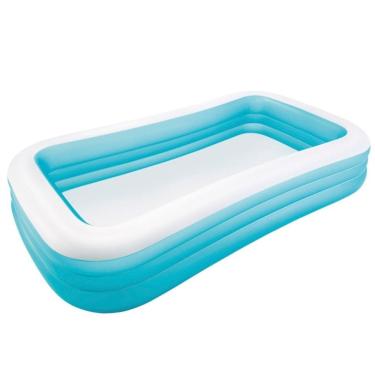 Imagem de Piscina Inflável Retangular Para a Família Intex 1.050l