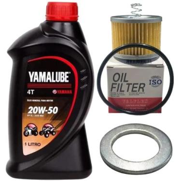Imagem de Kit Filtro Oleo + Oleo 20w50 + Arruela Xtz Crosser 150 - VALFLEX/YAMAL
