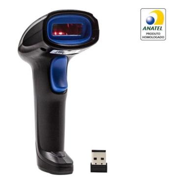 Imagem de Leitor Código De Barra Sem Fio De Mão Pdv Produtos Ean 1100 - SCANNER-