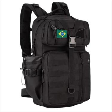 Imagem de Mochila Tática Militar Assault 45 Litros + patch do brasil escolha sua