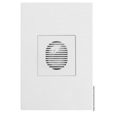 Imagem de Conjunto Campainha Cigarra Som Branco Satin Brs12331-5Br - Blux Recta 