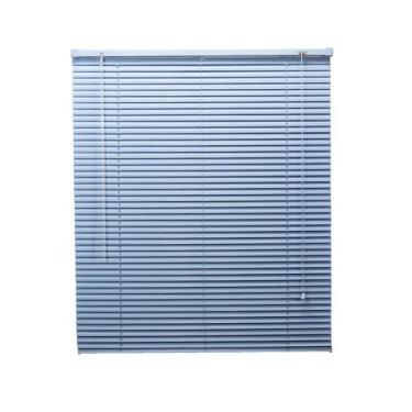 Imagem de Persiana Horizontal Aluminio 25mm Azul 122 (L) x 180 (A) cm Cortina C/