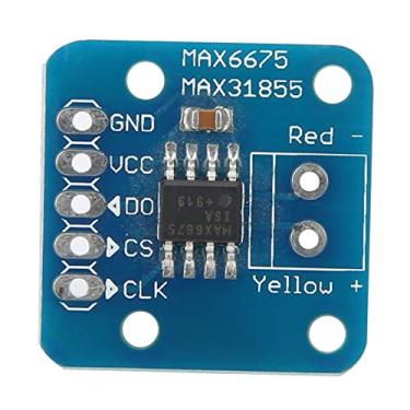 Imagem de Módulo de Termopar Tipo K, Segurança de Temperatura MAX6675, Interface SPI, Resolução de 14 Bits, Termômetros e Sondas de Termopar