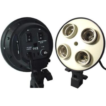 Imagem de Soquete Quadruplo Para Soft Box - Lucacell