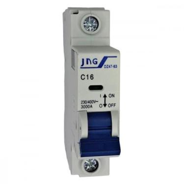 Imagem de Disjuntor Jng ''Din'' Unipolar 12075 - 16A. C