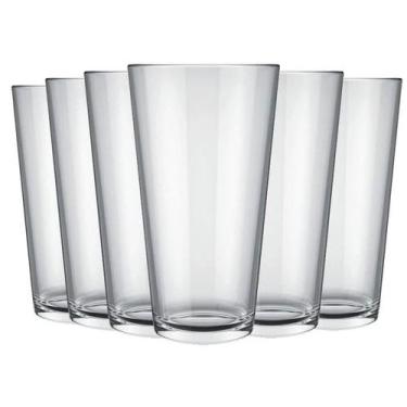 Imagem de Jogo de Copos de Vidro SM Cairo 350ml 6 Unidade - Nadir 2644 - Nadir F