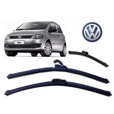 Imagem de Kit 3 Palhetas Limpador Parabrisa Diant+tras Vw Fox 03 A 09 - RODO/ AP