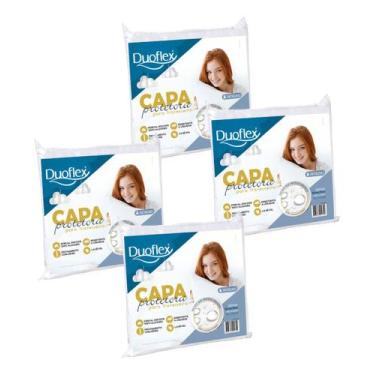 Imagem de Kit de 4 Capas Impermeáveis de Travesseiro - Duoflex