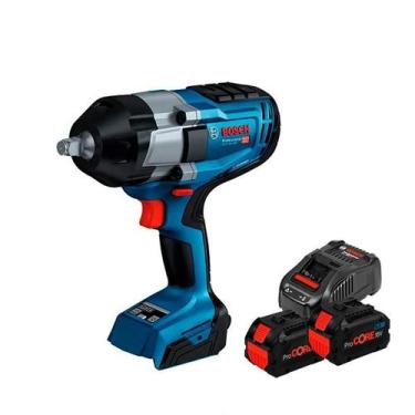 Imagem de Chave Impacto 18V + Kit 2 Baterias 8Ah e Carregador Bosch