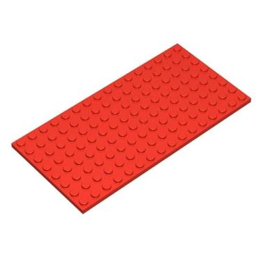 Imagem de Classic Red Plates Bulk, Red Plate 8x16, Building Plates Flat 20 Pcs, Compatible with Lego Parts and Pieces: 8x16 Red Plates(Color: Red)
