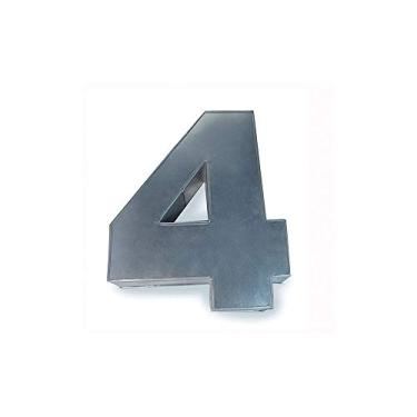Imagem de EURO TINS Forma de bolo grande número quatro 4 aniversário de casamento aniversário 35,5 x 25,4 cm (4)