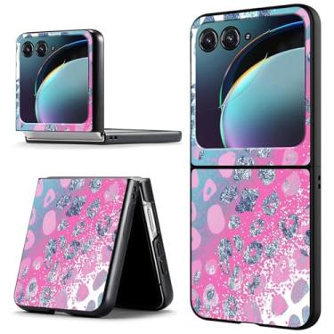 Imagem de ACWDMKH Capa para Motorola Moto Razr Plus 2024, para Moto Razr 50 Ultra, capa protetora de telefone fofa fina e rígida de policarbonato antiarranhões à prova de choque para Motorola 50 Ultra, brilho