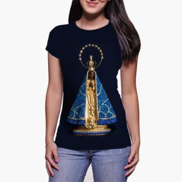 Imagem de Camiseta Feminina Baby Look Feminina 07-Nossa Senhora Aparecida Mãe de