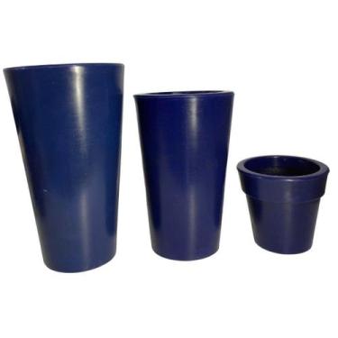 Imagem de Kit de Vasos Decorativos Lisos para Plantas Casa e Jardim - Alpe & Ari