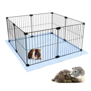 Imagem de Cercado Aramado Porquinho da Índia 60x60 Cm Malha Estreita 2,5x15cm co