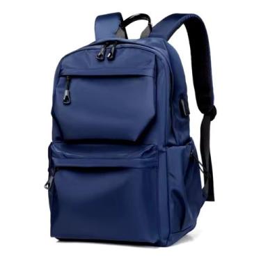 Imagem de Mochila Masculina Impermeável Faculdade Alça Reforçada Luxo - Alwy, Az