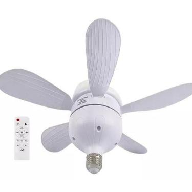 Imagem de Mini Ventilador de Teto 30W com LED  Mais Conforto e Silêncio para o s