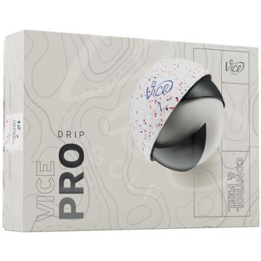 Imagem de Bolas de golfe Vice Pro (modelo 2025) (gotejamento vermelho/azul)