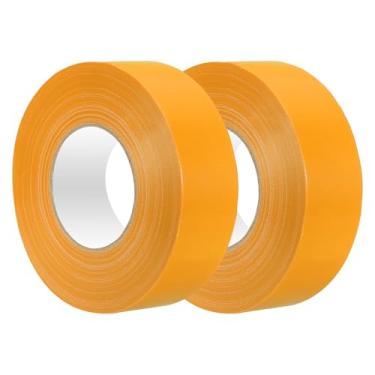 Imagem de PATIKIL Fita para quadra Pickleball 5 cm x 72 m, 2 peças Kit de marcação de quadra de pickleball para quadra de badminton de vôlei de tênis interno/externo, amarela