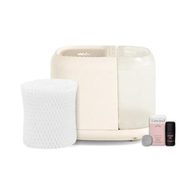 Imagem de Canopy Umidificador para ambientes grandes, creme, umidificador para ambientes grandes, espaço de estar grande, tempo de funcionamento de 36 horas, tanque de 5,5 L – Inclui umidificador Canopy Plus,