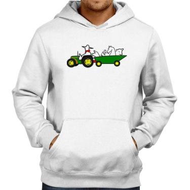 Imagem de Moletom Fazendeiro - Foca na Moda, Branco, GG