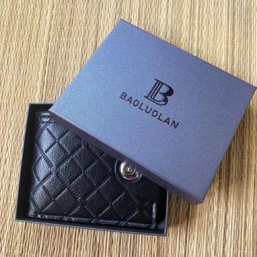 Imagem de Carteira Masculina Estilosa e Prática Com Porta Moedas Porta Cartão Po