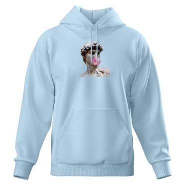 Imagem de Blusa de Frio Moletom Fechado Com Capuz Bolso Canguru Tumblr - Relaxad