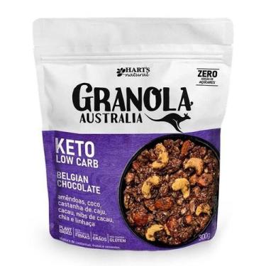 Imagem de Granola Keto Low Carb Chocolate Belga Hart's 300g - HARTS