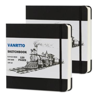 Imagem de Caderno de Esboços VANRTTO - Capa Dura 8x8