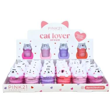 Imagem de PINK21 LIP BALM CAT LOVER 24UN CS5018 DISPLAY